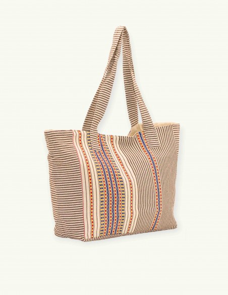 Berber zippered beach bag