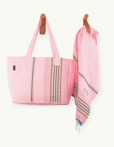 Berber zippered beach bag