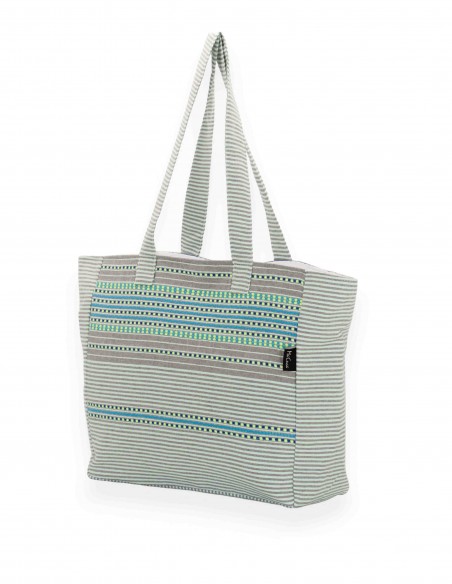 Berber zippered beach bag