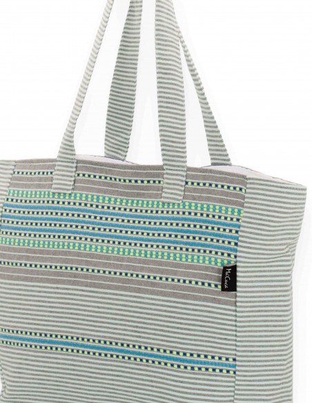 Berber zippered beach bag