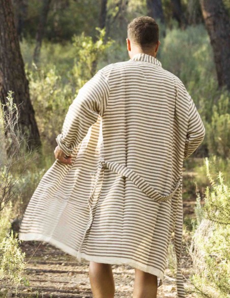 Bathrobe mod. MARINERO, Unisex