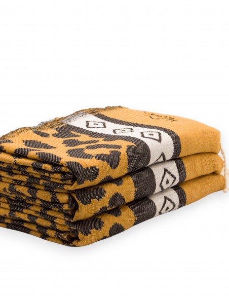 Fouta Leopardo 2x1 m.